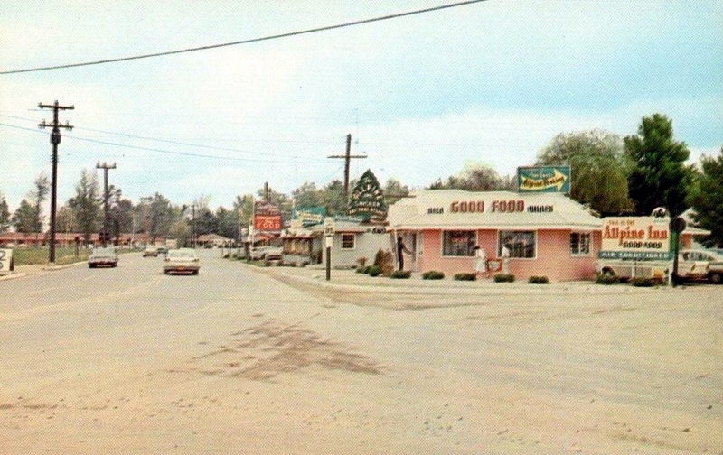 Alpine Inn - Vintage Postcard